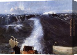 Storm Canvas Paintings - Atlantic Storm by John Singer Sargent
