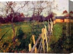 Fields of Tuscany I Canvas Paintings - Home Fields by John Singer Sargent