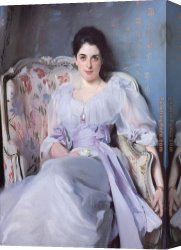 Lady Canvas Paintings - Lady Agnew by John Singer Sargent
