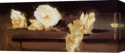 Roses Canvas Paintings - Roses by John Singer Sargent