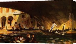 Rialto Canvas Paintings - The Rialto by John Singer Sargent