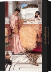 Waiting Canvas Paintings - Waiting for an Answer by John William Godward