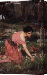 John William Waterhouse Canvas Paintings - Flora by John William Waterhouse