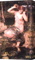 John Canvas Paintings - Lamia by John William Waterhouse