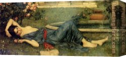 Sweet Canvas Paintings - Sweet Summer by John William Waterhouse