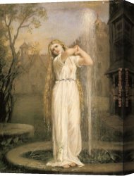 John William Waterhouse Canvas Paintings - Undine by John William Waterhouse