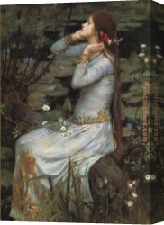 John Canvas Paintings - Waterhouse Ophelia by John William Waterhouse