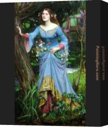 John William Waterhouse Canvas Paintings - waterhouse Ophelia by John William Waterhouse