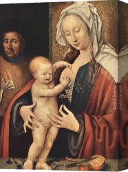 Family Canvas Paintings - The Holy Family by Joos van Cleve