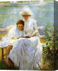 June Canvas Paintings - June Sunlight by Joseph DeCamp