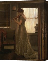 The Violinist Canvas Paintings - The Violinist by Joseph DeCamp