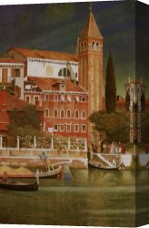 Tower Canvas Paintings - The Tower of San Vitale by Joseph Edward Southall