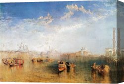 Joseph Mallord William Turner Canvas Paintings - Giudecca la Donna della Salute and San Georgio by Joseph Mallord William Turner