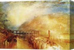 Joseph Mallord William Turner Canvas Paintings - Heidelberg by Joseph Mallord William Turner