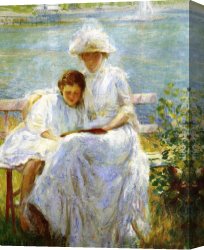 June Canvas Paintings - June Sunlight by Joseph Rodefer de Camp