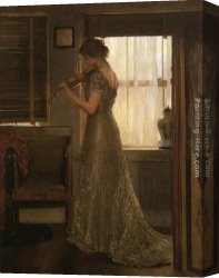 The Violinist Canvas Paintings - The Violinist by Joseph Rodefer de Camp
