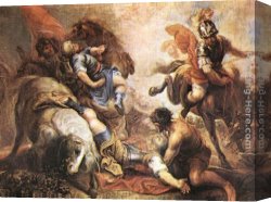 Conversion Canvas Paintings - The Conversion of St Paul by Juan Antonio Frias y Escalante