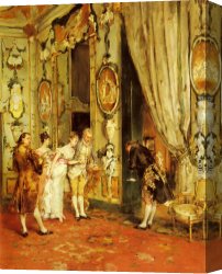 The Presentation Canvas Paintings - The Presentation by Juan Antonio Gonzalez