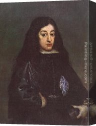 Austria Canvas Paintings - Portrait of Don Juan Jos&eacute; de Austria by Juan Carreno De Miranda