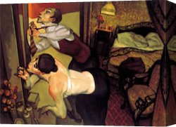 Party Canvas Paintings - Late for the Party by Juarez Machado