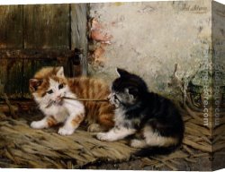 Episode From The Franco-prussian War Canvas Paintings - Tug of War by Julius Adam