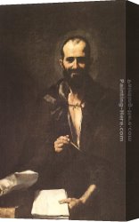 Jusepe Canvas Paintings - Archimedes by Jusepe de Ribera