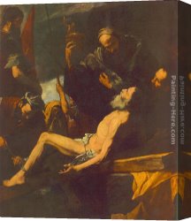 Jusepe Canvas Paintings - The Martyrdom of St Andrew by Jusepe de Ribera