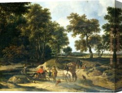 Ruisdael Canvas Paintings - Jacob van Ruisdael   In the Wood by Kirill