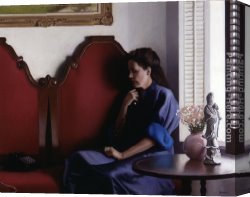 The Conversation Canvas Paintings - The Conversation by Kirk Richards