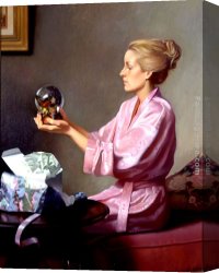 Gift Canvas Paintings - The Gift by Kirk Richards