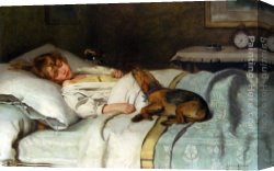 Lance Canvas Paintings - In the Land of Nod by Lance Calkin