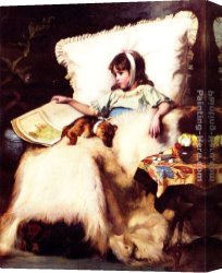 Lance Canvas Paintings - The Two Invalids by Lance Calkin