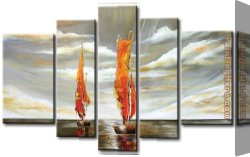 Landscape with a Lake Canvas Paintings - 3364 by landscape