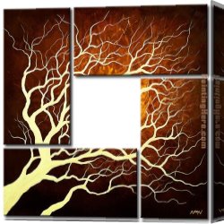 Evening Landscape Canvas Paintings - 5589 by landscape