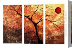 Landscape with a Lake Canvas Paintings - The Golden Spot by landscape