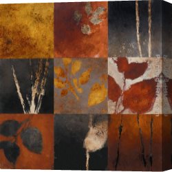 Autumn Scene Canvas Paintings - Autumn Scene I by Lanie Loreth