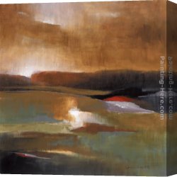 Lanie Loreth Canvas Paintings - Countryside Journey I by Lanie Loreth