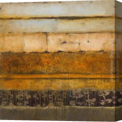 Squares with Concentric Canvas Paintings - Natures Interlude Square II by Lanie Loreth