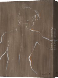 Standing Canvas Paintings - Standing Male Figure by Lanie Loreth