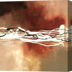 Laurie Canvas Paintings - Copper Melody I by Laurie Maitland