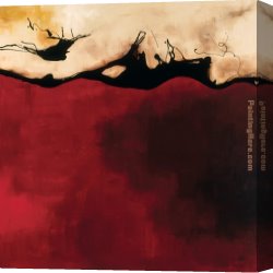 Laurie Canvas Paintings - Fire 1 by Laurie Maitland