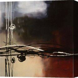 Laurie Canvas Paintings - Prelude in Rust I by Laurie Maitland