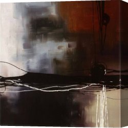 Laurie Canvas Paintings - Prelude in Rust III by Laurie Maitland
