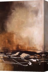 Laurie Canvas Paintings - Tobacco and Chocolate II by Laurie Maitland