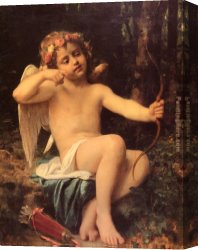 Eduardo Leon Garrido Canvas Paintings - Cupid's Arrows by Leon Bazile Perrault