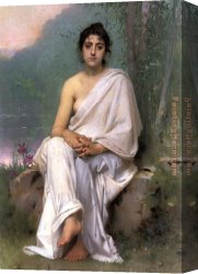 Leon Bazile Perrault Canvas Paintings - Meditation by Leon Bazile Perrault