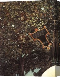 Leonardo Canvas Paintings - Ceiling decoration by Leonardo da Vinci