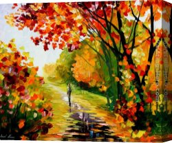 After The Rain Canvas Paintings - AFTER THE RAIN by Leonid Afremov