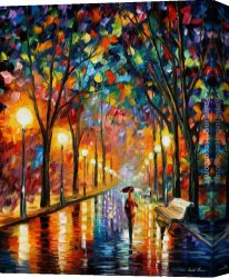 Leonid Afremov Canvas Paintings - BEFORE THE CELEBRATION by Leonid Afremov