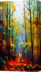 Misty Mood Canvas Paintings - MORNING MOOD by Leonid Afremov